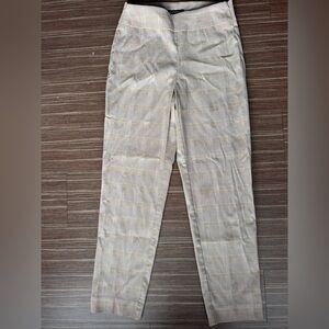Counterparts Beige and Black Checkered Pants
